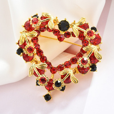 Broșe de Crăciun la modă, pălărie de Moș Crăciun, mănuși, clopoței, șosete, costum cu strasuri de zăpadă, ace metalice, insigne, broșă, cadouri de revelion