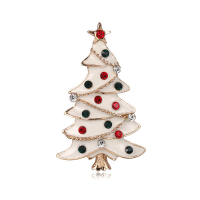 Broșe de Crăciun la modă, pălărie de Moș Crăciun, mănuși, clopoței, șosete, costum cu strasuri de zăpadă, ace metalice, insigne, broșă, cadouri de revelion