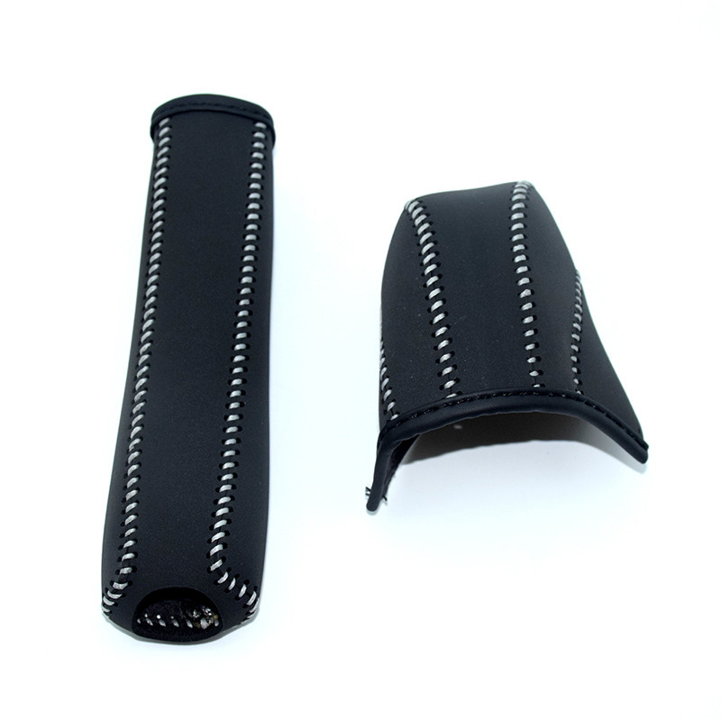 Buton schimbător de viteze din piele mată auto Husă decorativă frână de mână Manșon de protecție pentru Skoda Superb 3 2016-2021 Accesorii auto