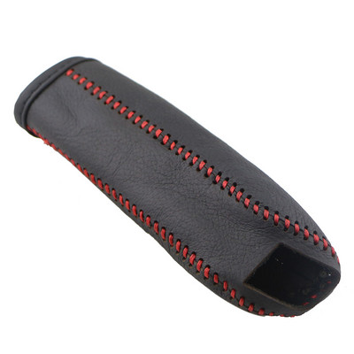 Piele AT Gear Head Buton schimbător Husă Carcasă Coliere de viteze pentru Ford New Fiesta MK7 2009 - 2015 Ecosport 2012 - 2017 Accesorii