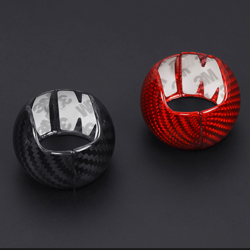 Pentru Ford Mustang Capac butonului schimbătorului de viteze Fibră de carbon pentru Mustang 2015-2022 Accesorii Autocolante pentru mașină pentru buton schimbător de viteze manual