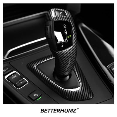 Pentru BMW Seria 1 3 4 5 F10 F30 F20 F31 F32 F36 F34 F22 X3 F25 X5 F15 din fibră de carbon ABS, accesorii de ornamentare a capacului butonului schimbătorului de viteze