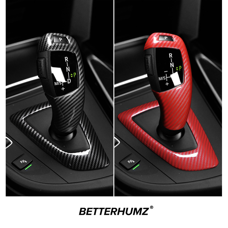 Pentru BMW Seria 1 3 4 5 F10 F30 F20 F31 F32 F36 F34 F22 X3 F25 X5 F15 din fibră de carbon ABS, accesorii de ornamentare a capacului butonului schimbătorului de viteze