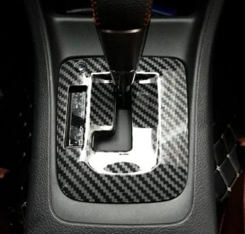 Belső autó sebességváltó gomb panel borító matrica díszlécek autóformázó autóalkatrészek Subaru XV 2012--2017 típushoz