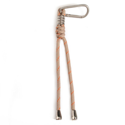 Breloc cu frânghie împletită iridescentă creativ, carabinier, breloc pentru rucsac, accesoriu pandantiv, snur agățat, bijuterii