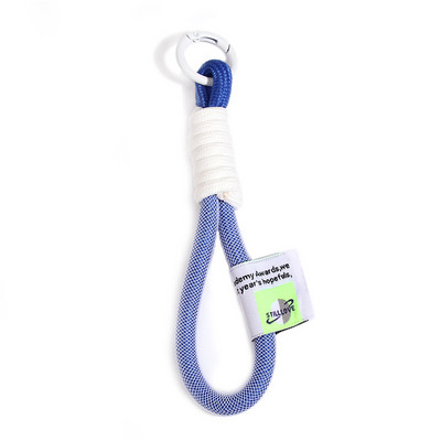 Breloc cu frânghie împletită iridescentă creativ, carabinier, breloc pentru rucsac, accesoriu pandantiv, snur agățat, bijuterii