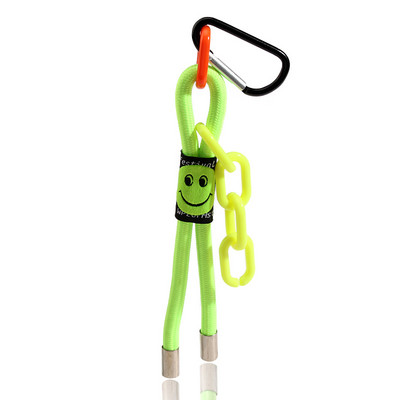 Breloc cu frânghie împletită iridescentă creativ, carabinier, breloc pentru rucsac, accesoriu pandantiv, snur agățat, bijuterii