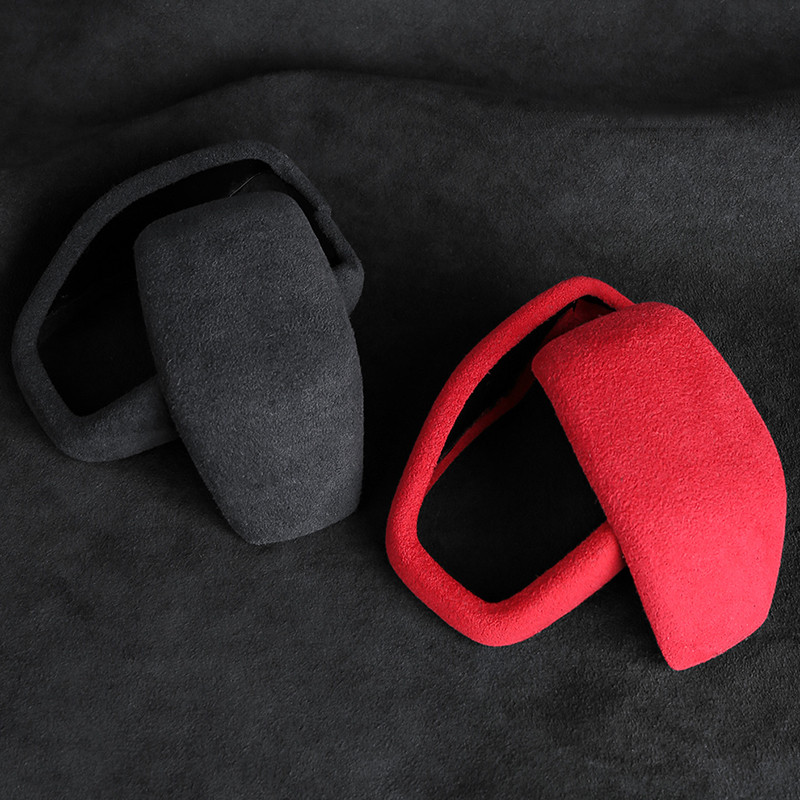 Colier de schimbător de viteze Alacntara pentru TOYOTA Highlander Crown Kluger 2022, RAV4 Wildlander 2020 2021 2022 Accesorii de upgrade pentru ornamente auto