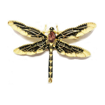 Crystal Vintage Καρφίτσες Dragonfly για γυναίκες Μεγάλες καρφίτσες με έντομα Μόδα παλτό φόρεμα Αξεσουάρ Χαριτωμένα κοσμήματα καρφίτσες Dragonfly