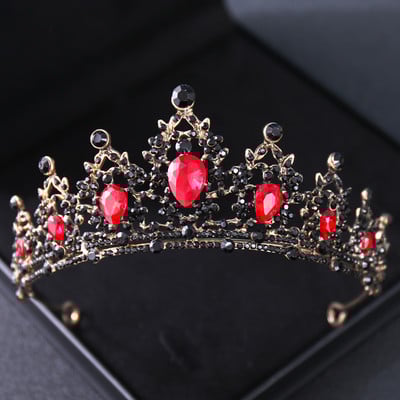 Vestuviniai Plaukai Tiara Krištolinė Vestuvinė Tiara Karūna Sidabro spalvos Diadem Veil Tiaras Vestuviniai Plaukų Priedai Galvos apdangalai Galvos Papuošalai