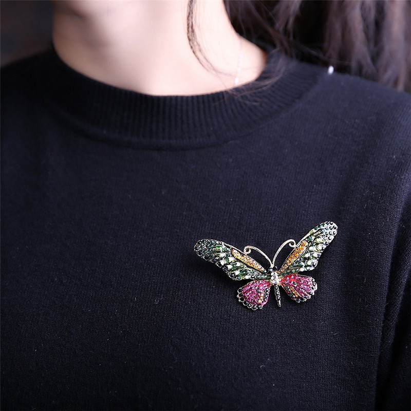 Ace pentru broșă fluture naturală fluturi rafinate broșe pentru femei bărbați bijuterii animale cadou drăguț accesorii de modă elegante