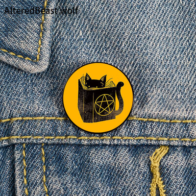 Non Binary Pride cat Pin Broșe personalizate drăguțe Cămașă rever profesor geantă rucsacuri Insigna Cartoon cadou broșe ace pentru femei