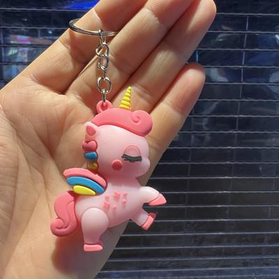 2022 noul lanț de chei cu desene animate Cadouri perfecte PVC în formă de urs Suport rafinat pentru breloc pentru zilnic Accesorii pentru bijuterii auto Cadou Prieten