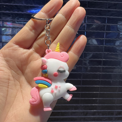 2022 noul lanț de chei cu desene animate Cadouri perfecte PVC în formă de urs Suport rafinat pentru breloc pentru zilnic Accesorii pentru bijuterii auto Cadou Prieten