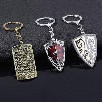 Παιχνίδι Dark Souls Keychain Sun Knight Shield Ornstein Artorias Sword Smough Hammer Μπρελόκ Elden Ring κρεμαστό κόσμημα Cosplay