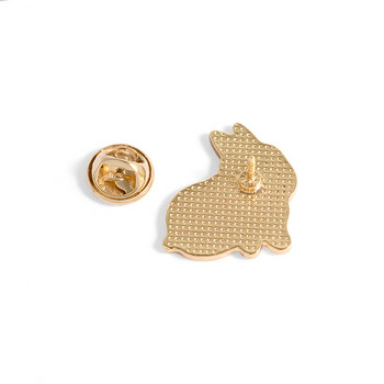 The Untamed Enamel Pin Μαύρη Λευκή Κουνέλι Τσάντα Καρφίτσα Ρούχα Καρφίτσα Καρφίτσα Πέτο Σήμα κινουμένων σχεδίων ζωικά κοσμήματα Δώρο για τους καλύτερους φίλους