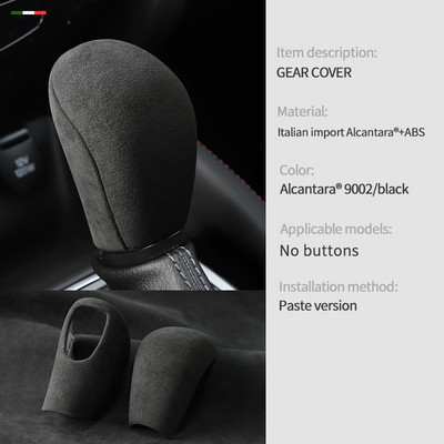 Pentru Nissan Teana X-Trail Qashqai Murano mașină centrală de control al angrenajului Cap Decorativ Alcantara Gear Grip Accesorii