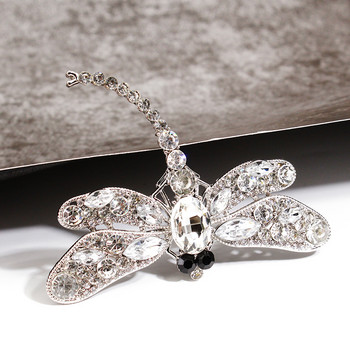 Crystal Vintage Καρφίτσες Dragonfly για Γυναικείες Μεγάλες καρφίτσες με έντομα Αξεσουάρ παλτό μόδας φόρεμα Χαριτωμένα κοσμήματα