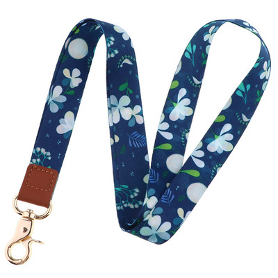 Flowers Plants Series Curea pentru gât Snur pentru chei Breloc Telefon mobil Charm USB Insigna Atârna Funie Lariat Accesorii Cadou de vacanță