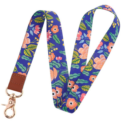 Flowers Plants Series Curea pentru gât Snur pentru chei Breloc Telefon mobil Charm USB Insigna Atârna Funie Lariat Accesorii Cadou de vacanță