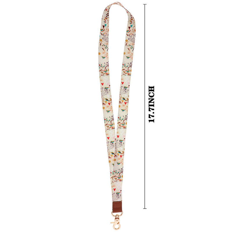 Flowers Plants Series Curea pentru gât Snur pentru chei Breloc Telefon mobil Charm USB Insigna Atârna Funie Lariat Accesorii Cadou de vacanță