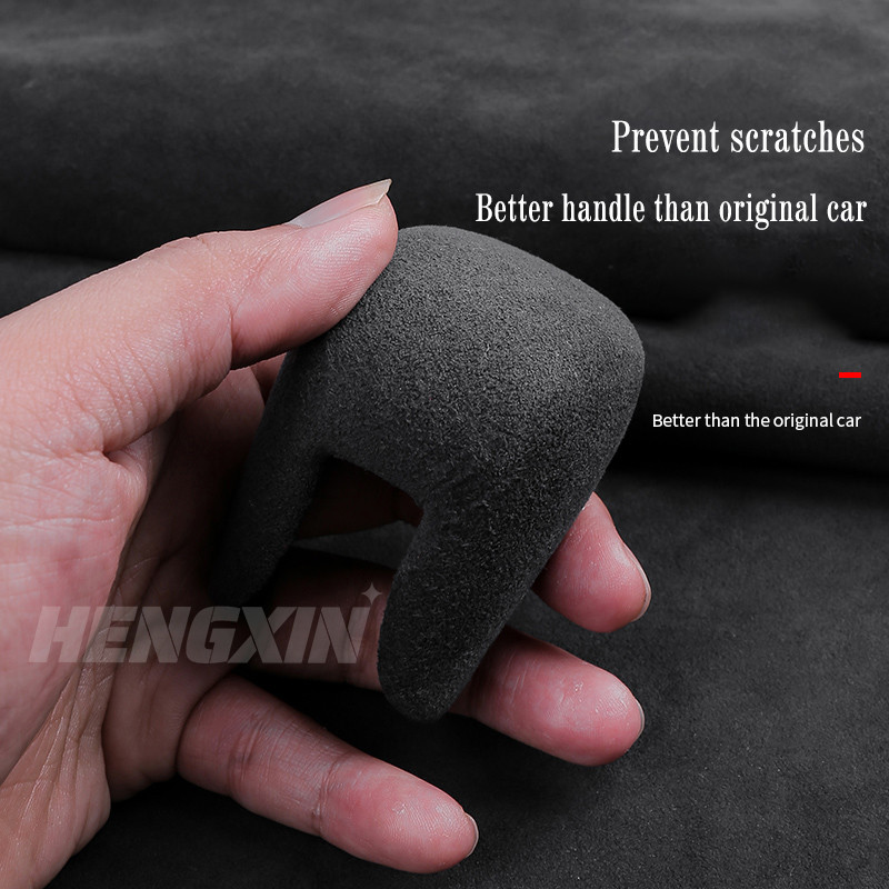 Autocolante pentru capacul butonului schimbătorului de viteze autocolante, ornamente de protecție, autocolant pentru Honda Crider Inspire Accord 10th, piele de căprioară, accesorii de interior