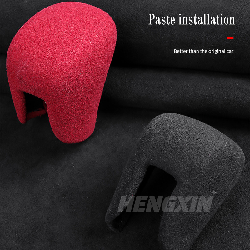 Autocolante pentru capacul butonului schimbătorului de viteze autocolante, ornamente de protecție, autocolant pentru Honda Crider Inspire Accord 10th, piele de căprioară, accesorii de interior