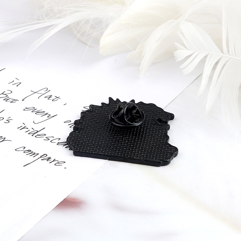 Broșă de groază Broască Noutate Animale creative Ace email Distruge orașul Denim Rucsac Insigna Artă Ace de rever Bijuterii Cadou pentru prieteni