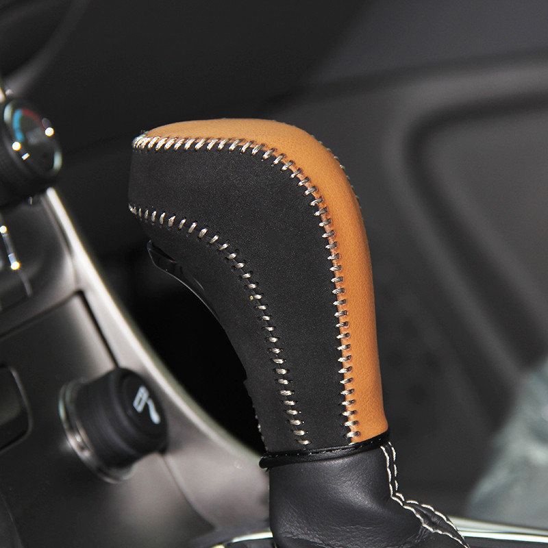 Carcasă din piele cu strat superior pe maneta schimbătorului de viteze pentru Chevrolet Malibu AT, accesorii pentru capacul butonului de viteză, husa schimbătorului de viteze ppc cpr handl