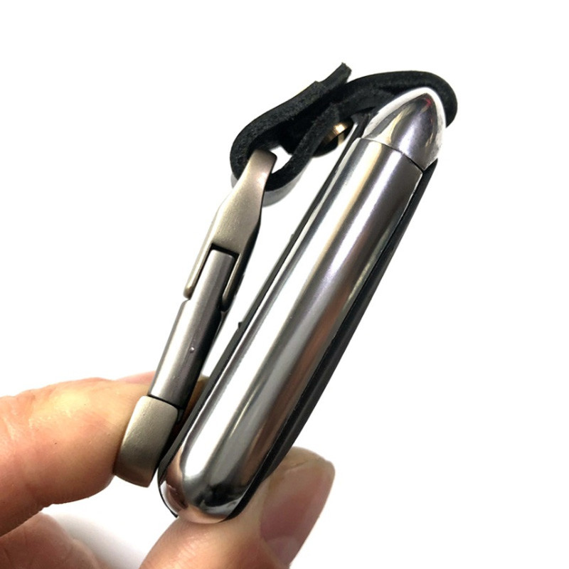 Portofel inteligent pentru chei din piele naturală, lucrat manual, breloc pentru mașină, EDC de buzunar, chei, chei, organizator, breloc, breloc de calitate