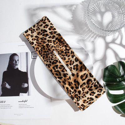 Trend Long Magic Twist Papion Instrument de styling pentru agrafă Benzile de păr cu imprimare florală Suport pentru coadă de cal mare Accesorii de păr pentru femei