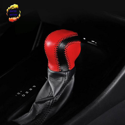 Manșon din piele pentru schimbător de viteze, cusut manual, capac pentru ghidon, stil auto pentru Toyota C-HR 2017 2018 Accesorii auto