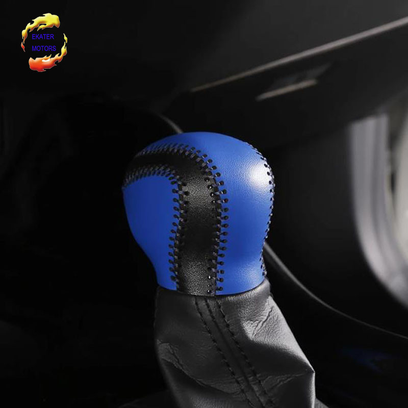 Manșon din piele pentru schimbător de viteze, cusut manual, capac pentru ghidon, stil auto pentru Toyota C-HR 2017 2018 Accesorii auto