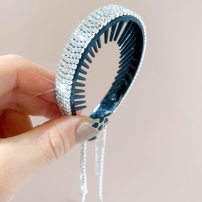 Agrafă de lux cu strasuri strălucitoare, ciucuri, tendință, clemă de păr pentru femei, suport pentru coadă de cal din plastic, accesorii pentru păr pentru femei, 2022, nou