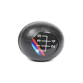 Κουμπί αλλαγής ταχυτήτων αυτοκινήτου 5 ταχυτήτων Κεφαλή αυτόματου μοχλού αλλαγής ταχυτήτων για BMW E34 E39 M5 M3 M6 E36 E46 E21 E30 E36 E46 E28 εμφάνιση Αξεσουάρ αυτοκινήτου