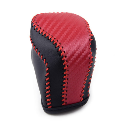 CITALL Car Roșu Negru PU Gear Shift Holster Cover frâna de mână Trim Accesorii potrivite pentru Toyota Camry 2018