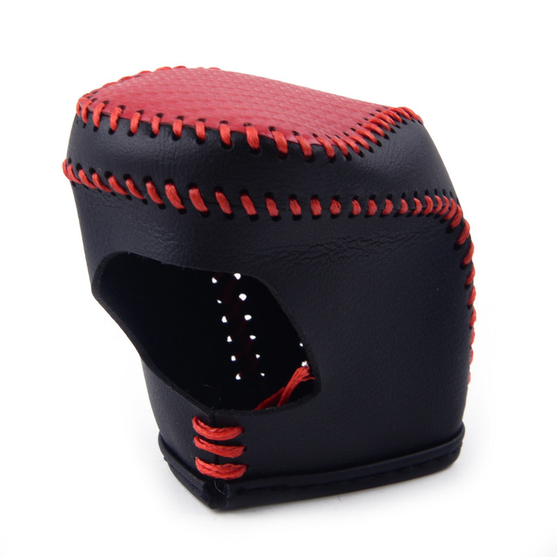 CITALL Car Roșu Negru PU Gear Shift Holster Cover frâna de mână Trim Accesorii potrivite pentru Toyota Camry 2018