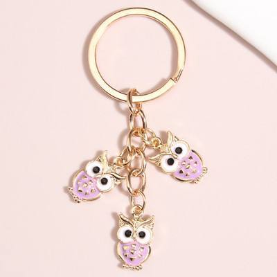 Breloc drăguț Owl Star Breloc Chei Night Owl Breloc Animal Cadouri pentru femei Bărbați Accesoriu geantă Chei de mașină Bijuterii lucrate manual