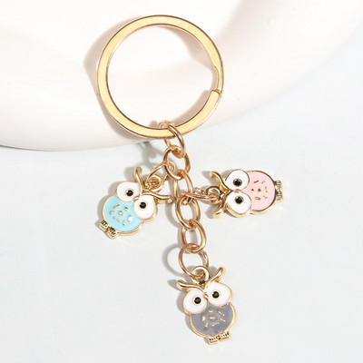 Breloc drăguț Owl Star Breloc Chei Night Owl Breloc Animal Cadouri pentru femei Bărbați Accesoriu geantă Chei de mașină Bijuterii lucrate manual