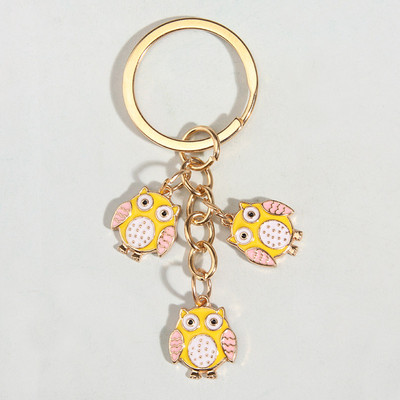 Breloc drăguț Owl Star Breloc Chei Night Owl Breloc Animal Cadouri pentru femei Bărbați Accesoriu geantă Chei de mașină Bijuterii lucrate manual