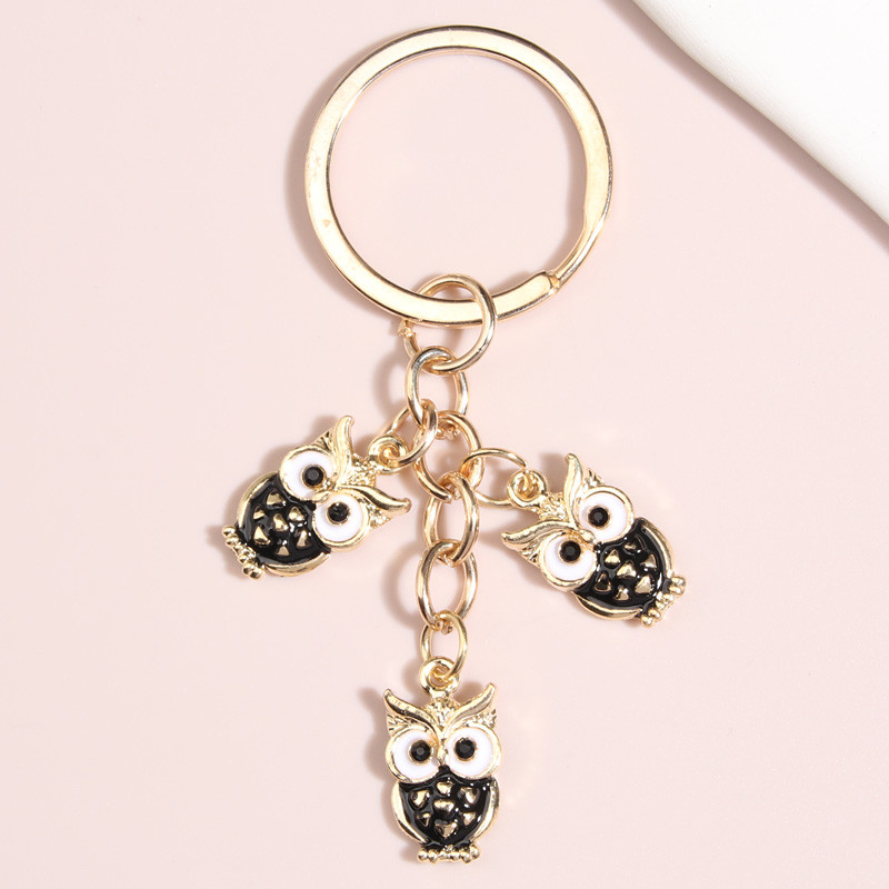 Breloc drăguț Owl Star Breloc Chei Night Owl Breloc Animal Cadouri pentru femei Bărbați Accesoriu geantă Chei de mașină Bijuterii lucrate manual