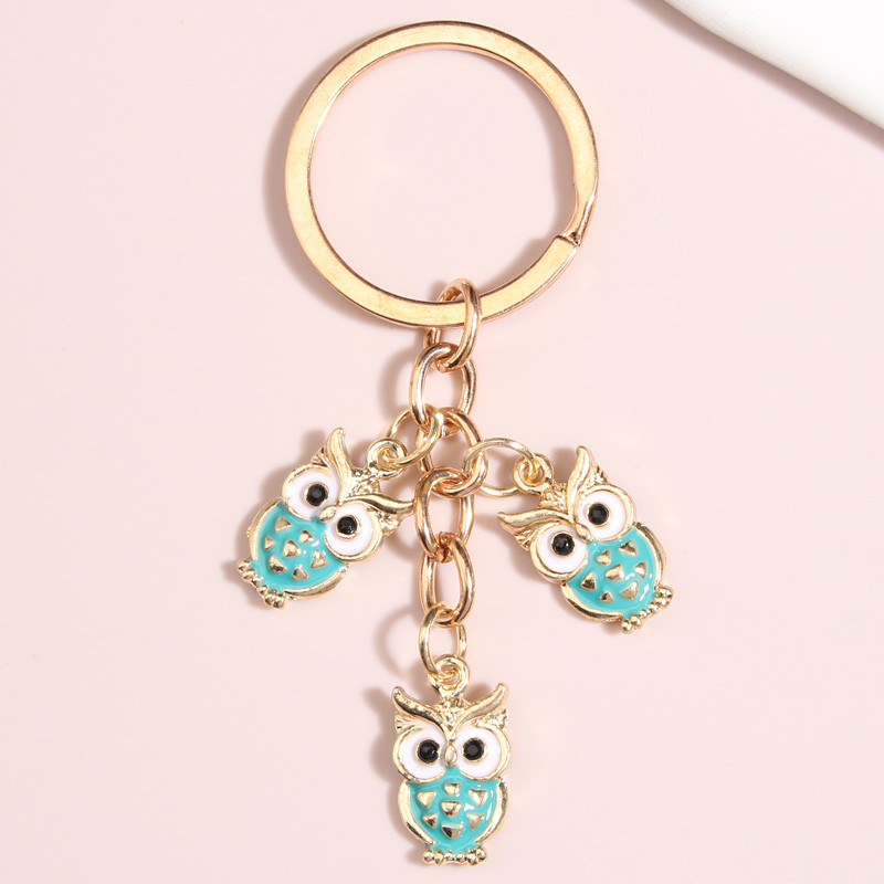 Breloc drăguț Owl Star Breloc Chei Night Owl Breloc Animal Cadouri pentru femei Bărbați Accesoriu geantă Chei de mașină Bijuterii lucrate manual