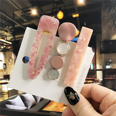 1 set de accesorii de păr pentru femei, suport elastic pentru coadă de cal, benzi de cauciuc pentru copii, barete de perle simulate pentru fete, cleme de păr 2020