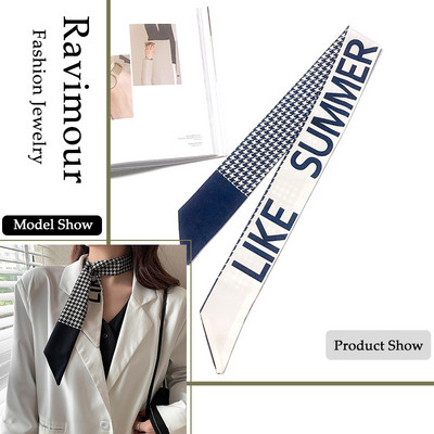 28 de modele Bentite lungi Accesorii pentru păr la modă pentru femei Esarfă Panglici Suport pentru coadă de cal Bandană cu mai multe utilizări Bandană pentru fete