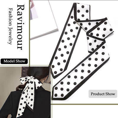 28 de modele Bentite lungi Accesorii pentru păr la modă pentru femei Esarfă Panglici Suport pentru coadă de cal Bandană cu mai multe utilizări Bandană pentru fete