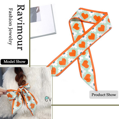 28 de modele Bentite lungi Accesorii pentru păr la modă pentru femei Esarfă Panglici Suport pentru coadă de cal Bandană cu mai multe utilizări Bandană pentru fete