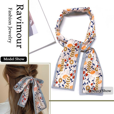 28 de modele Bentite lungi Accesorii pentru păr la modă pentru femei Esarfă Panglici Suport pentru coadă de cal Bandană cu mai multe utilizări Bandană pentru fete