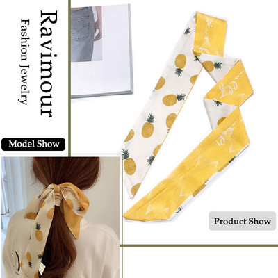 28 de modele Bentite lungi Accesorii pentru păr la modă pentru femei Esarfă Panglici Suport pentru coadă de cal Bandană cu mai multe utilizări Bandană pentru fete