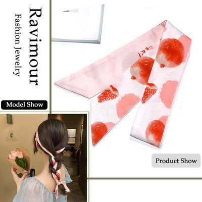 28 de modele Bentite lungi Accesorii pentru păr la modă pentru femei Esarfă Panglici Suport pentru coadă de cal Bandană cu mai multe utilizări Bandană pentru fete