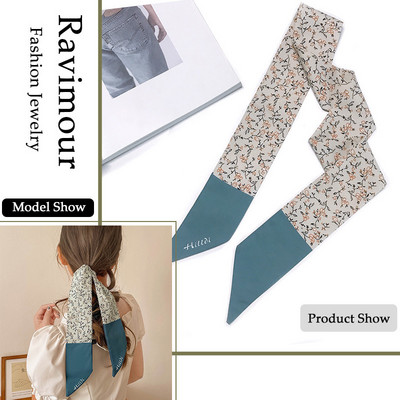 28 de modele Bentite lungi Accesorii pentru păr la modă pentru femei Esarfă Panglici Suport pentru coadă de cal Bandană cu mai multe utilizări Bandană pentru fete